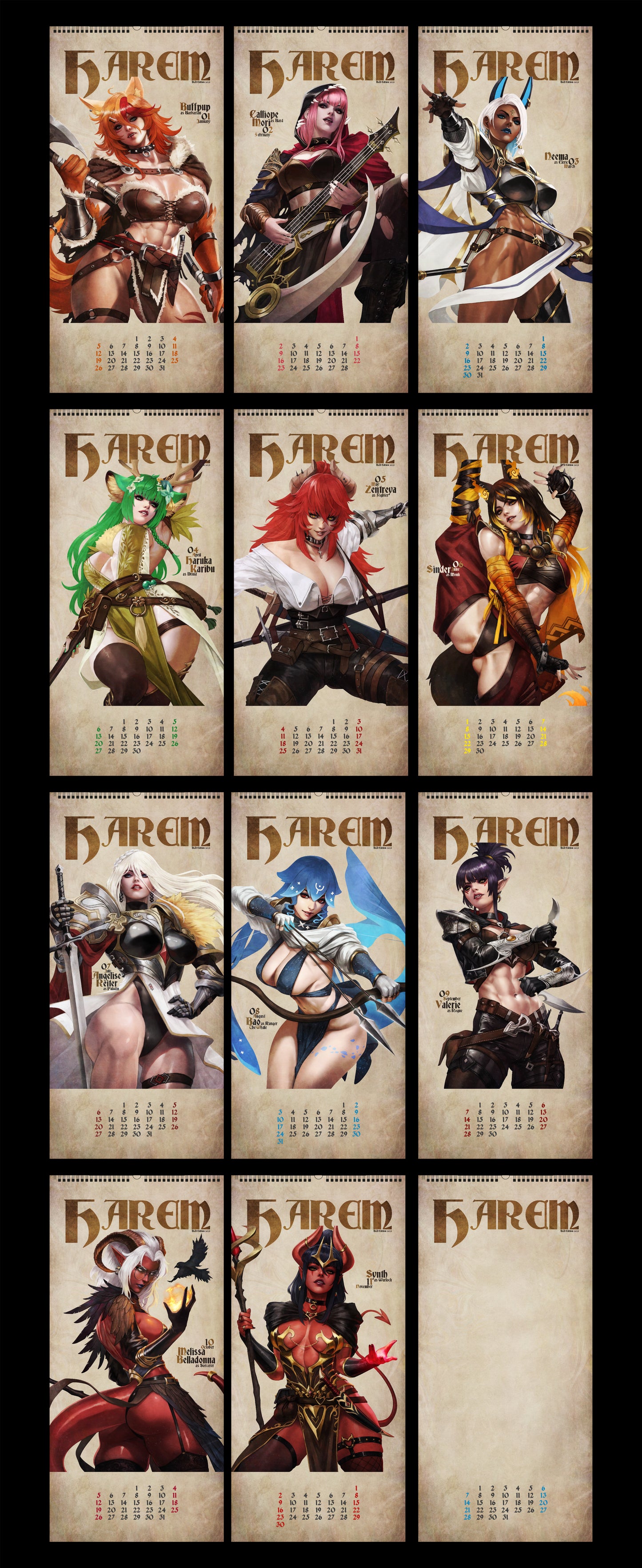 2025 Premium Wall Calendar - Pre Order