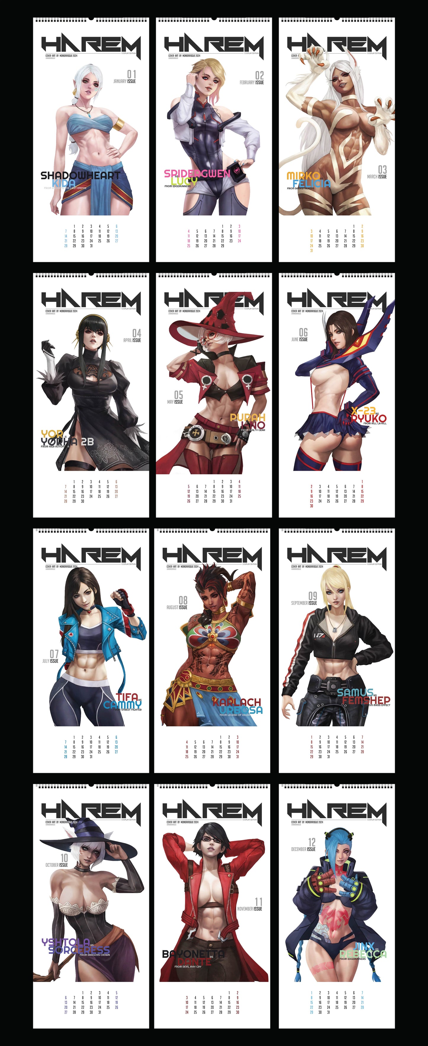 2024 Premium Wall Calendar - Pre Order